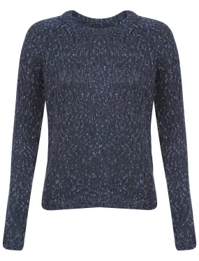 Womens Amara Reya Tulip Navy Crew Neck Jumper