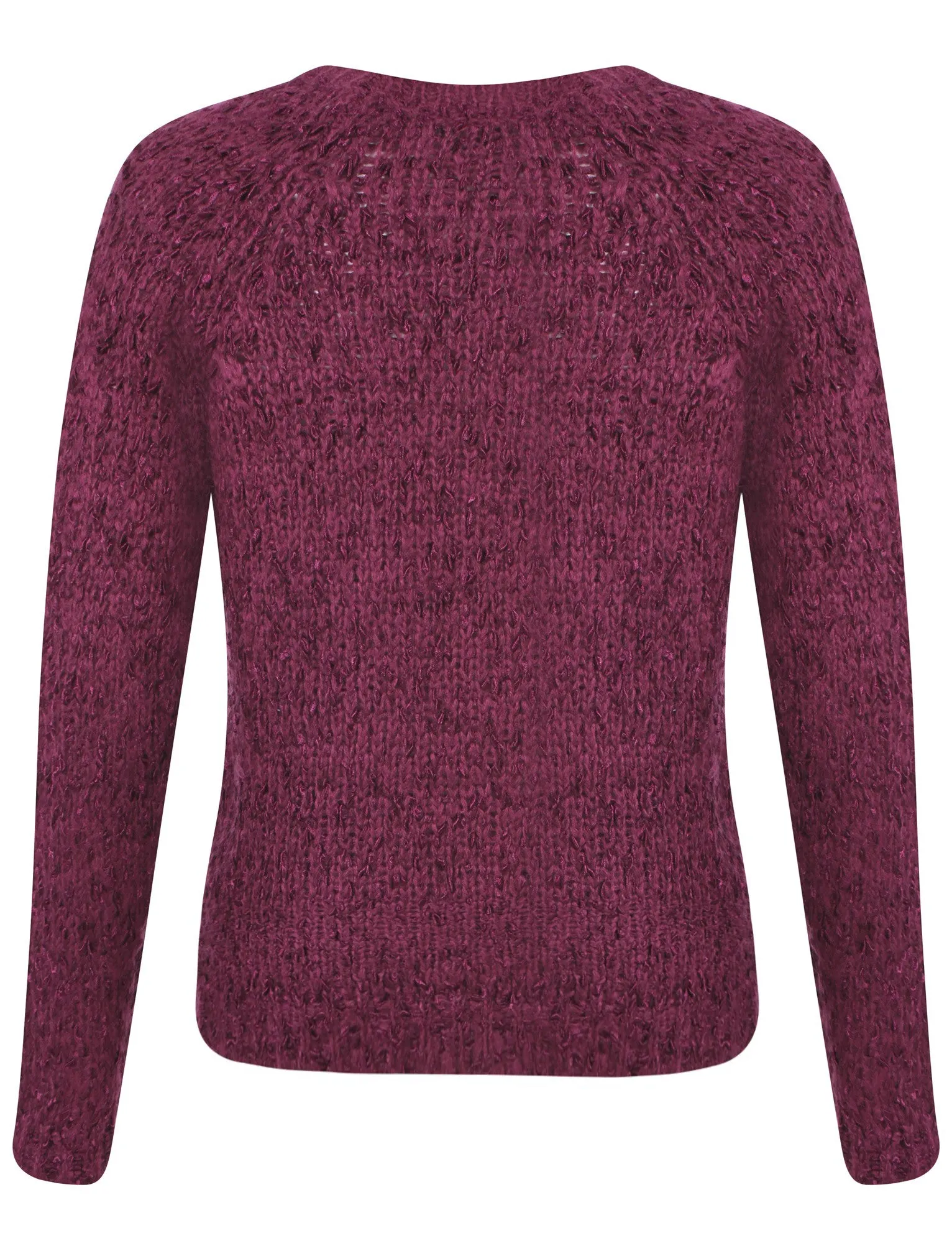 Womens Amara Reya Tulip Purple Crew Neck Jumper