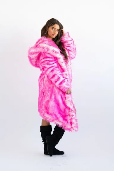 Women's Desert Warrior Coat in "Just The Tip-Hot Pink"