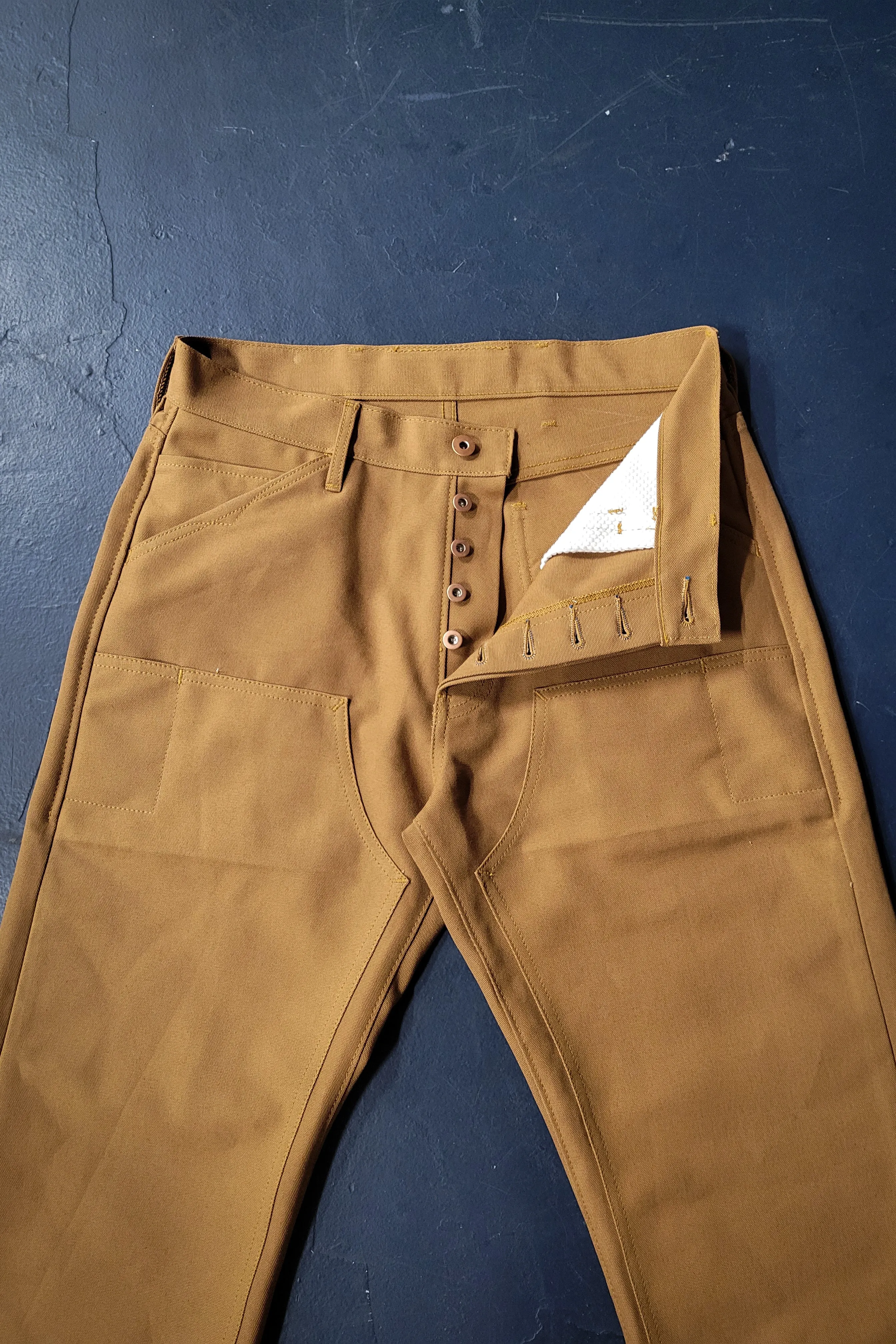 Work Pants - 12oz. USA Brown Canvas