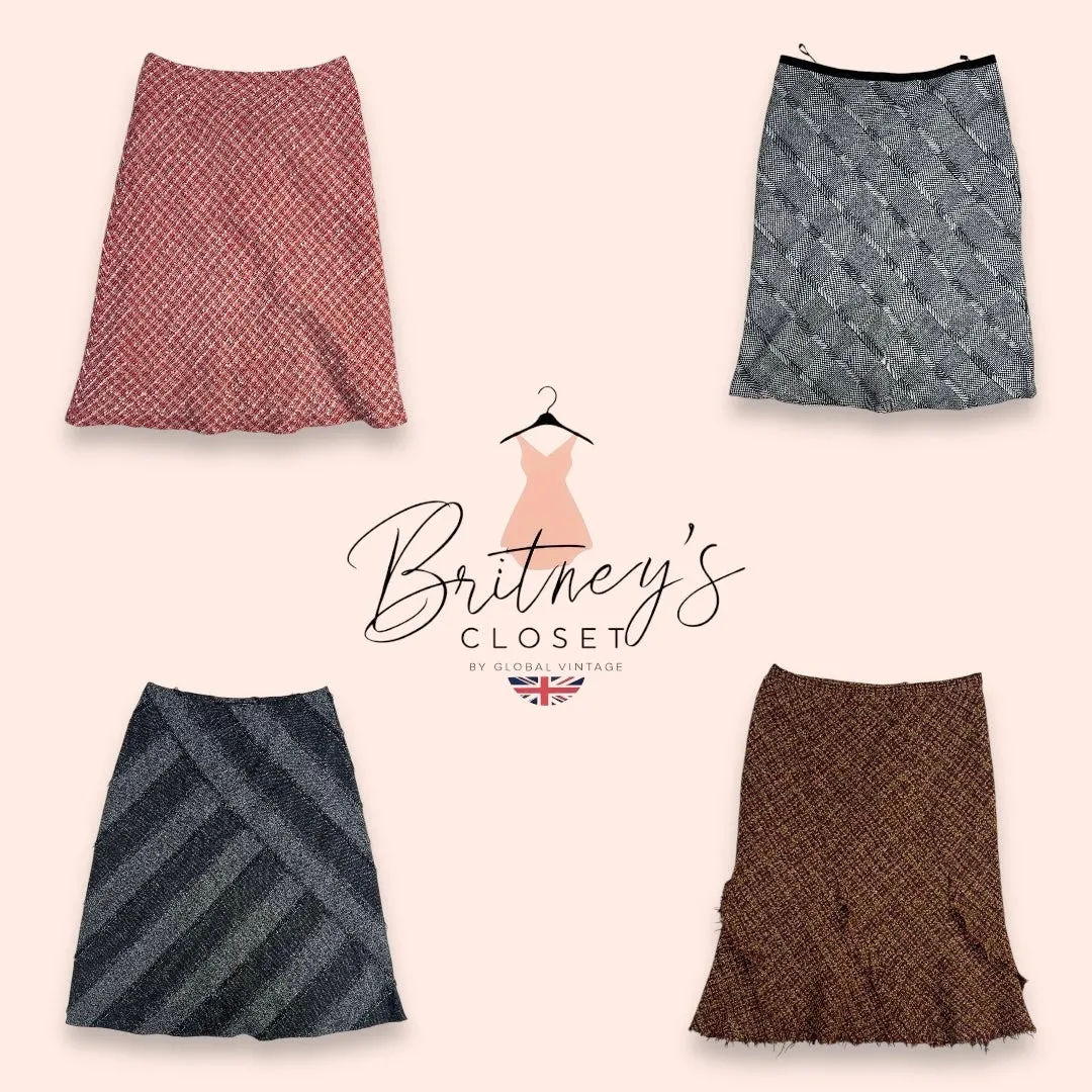 Y2K Edinburgh Nights Wool Skirt Mix - 10 Pieces ( BC-10-14 )