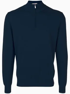 Zip-neck jumper