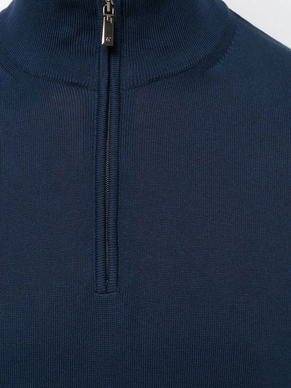 Zip-neck jumper